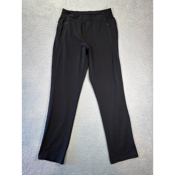 & Other Stories Other - Lululemon Sweat Pant Joggers Men's Large Black Relaxed Zip Pockets Gym Fitness
